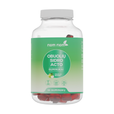 Nom nom ābolu sidra etiķis (60 gumijas ar ābolu garšu)